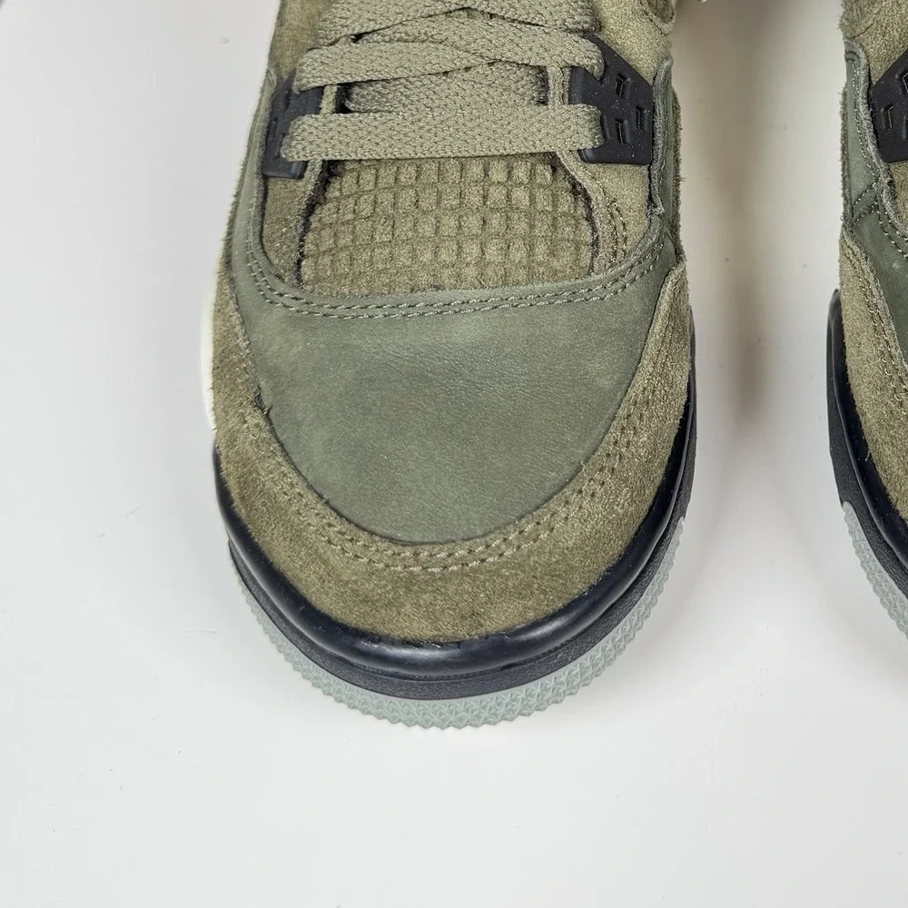 Jordan 4 Retro SE Craft Medium Olive GS FB9928-200 Kids Size 5Y Sneakers